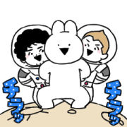 Moving ASAHI SOFT DRINKS Space Brothers Sticker for LINE & WhatsApp | ZIP: GIF & PNG