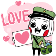 Ms Big Large Letters Animated Stickers 3 Sticker for LINE & WhatsApp | ZIP: GIF & PNG