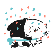 ORBIS Uru-nyan and Laimo Sticker for LINE & WhatsApp | ZIP: GIF & PNG