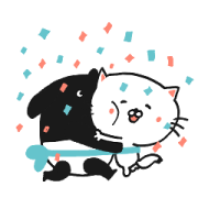 ORBIS Uru-nyan and Laimo ORBIS Uru-nyan and Laimo Sticker for LINE & WhatsApp | ZIP: GIF & PNG