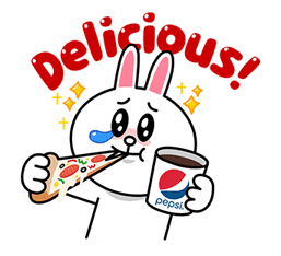 PEPSI SPECIAL × LINE Characters Sticker for LINE & WhatsApp | ZIP: GIF & PNG