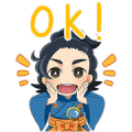 Pilot guide for Nenkin portal Sticker for LINE & WhatsApp | ZIP: GIF & PNG