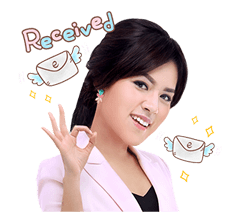 Raisa the Office Lady Sticker for LINE & WhatsApp | ZIP: GIF & PNG