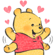 Winnie the Pooh by Lommy Winnie the Pooh by Lommy Sticker for LINE & WhatsApp | ZIP: GIF & PNG