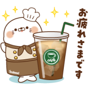 Working Sarcastic Seal and Rude Bear Working Sarcastic Seal and Rude Bear Sticker for LINE & WhatsApp | ZIP: GIF & PNG