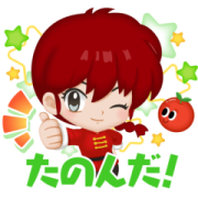 Bubble 2 & Ranma1/2 Bubble 2 & Ranma1/2 Sticker for LINE & WhatsApp | ZIP: GIF & PNG