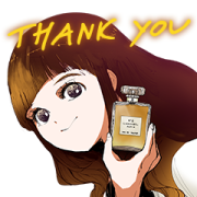 CHANEL × miroirs Sticker for LINE & WhatsApp | ZIP: GIF & PNG