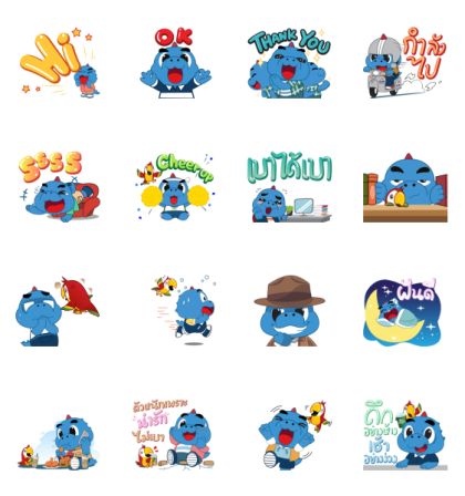 GODJI FOR FUN Line Sticker GIF & PNG Pack: Animated & Transparent No Background | WhatsApp Sticker