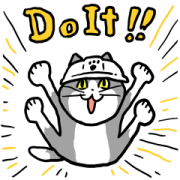 Impulsive Work Cat Impulsive Work Cat Sticker for LINE & WhatsApp | ZIP: GIF & PNG