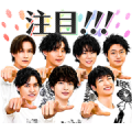 Kis-My-Ft2 Save offline sticker Part.2 Sticker for LINE & WhatsApp | ZIP: GIF & PNG