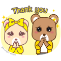 Krungsri Bears: Friendship Story Sticker for LINE & WhatsApp | ZIP: GIF & PNG
