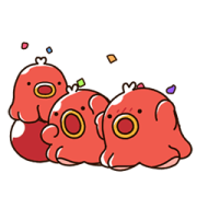 Octopus Sausage 5 Octopus Sausage 5 Sticker for LINE & WhatsApp | ZIP: GIF & PNG