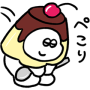 Omochi × LINE PLACE Sticker for LINE & WhatsApp | ZIP: GIF & PNG