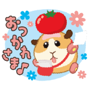 PUI PUI MOLCAR × Delmonte PUI PUI MOLCAR × Delmonte Sticker for LINE & WhatsApp | ZIP: GIF & PNG