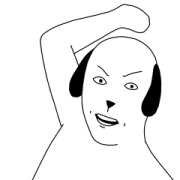 The Dog Badduk 1 Sticker for LINE & WhatsApp | ZIP: GIF & PNG