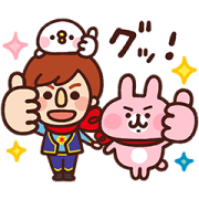 kanahei×Japanet Collaboration Sticker Sticker for LINE & WhatsApp | ZIP: GIF & PNG