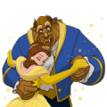 Beauty and the Beast (Animated Movie) Sticker for LINE & WhatsApp | ZIP: GIF & PNG