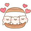 Friend is a bear×LINE Part Time Jobs Sticker for LINE & WhatsApp | ZIP: GIF & PNG