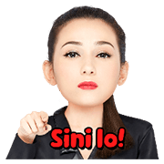 Julie Estelle The Tough Girl Sticker for LINE & WhatsApp | ZIP: GIF & PNG
