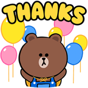 LINE BROWN FARM Happy Every Day Sticker LINE BROWN FARM Happy Every Day Sticker Sticker for LINE & WhatsApp | ZIP: GIF & PNG