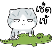 Munkaew Funny Cat 3 Munkaew Funny Cat 3 Sticker for LINE & WhatsApp | ZIP: GIF & PNG