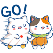 Pcone × MinMinCat Pcone × MinMinCat Sticker for LINE & WhatsApp | ZIP: GIF & PNG