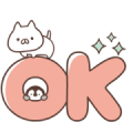 Penguin and Cat Days Big Letter Stickers Sticker for LINE & WhatsApp | ZIP: GIF & PNG
