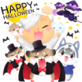 Pudding Hamster 7: Halloween 2021 Sticker for LINE & WhatsApp | ZIP: GIF & PNG