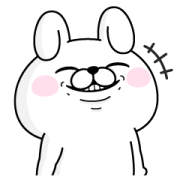 Sticker Day - Rabbit 100% and Friends Sticker for LINE & WhatsApp | ZIP: GIF & PNG