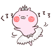 Usakochan Keeps Movin' Sticker for LINE & WhatsApp | ZIP: GIF & PNG