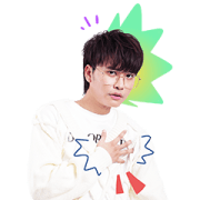 LOVEiS ENTERTAINMENT : NONT TANONT Sticker for LINE & WhatsApp | ZIP: GIF & PNG
