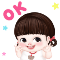 PhakKom Lovely 2 Sticker for LINE & WhatsApp | ZIP: GIF & PNG