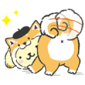 Sanrio Characters Puppy Pajamas Sticker for LINE & WhatsApp | ZIP: GIF & PNG