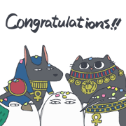 Egyptian animal Gods.gif Egyptian animal Gods.gif Sticker for LINE & WhatsApp | ZIP: GIF & PNG