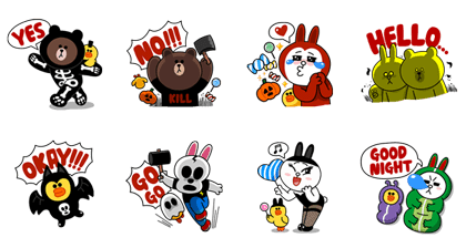 LINE POP (1241) Line Sticker GIF & PNG Pack: Animated & Transparent No Background | WhatsApp Sticker