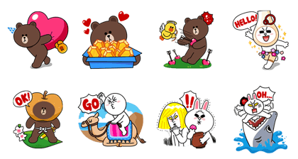 LINE POP (1683) Line Sticker GIF & PNG Pack: Animated & Transparent No Background | WhatsApp Sticker