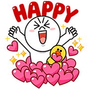 LINE POP 2 Sticker for LINE & WhatsApp | ZIP: GIF & PNG