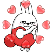 Moving Rubbing Rabbit Pop-Ups 2.0 Moving Rubbing Rabbit Pop-Ups 2.0 Sticker for LINE & WhatsApp | ZIP: GIF & PNG