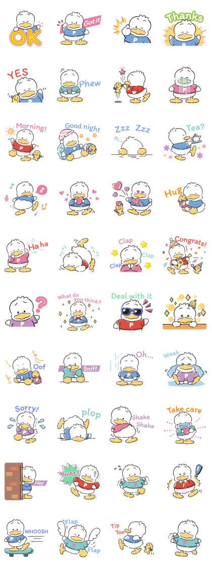 Pekkle Line Sticker GIF & PNG Pack: Animated & Transparent No Background | WhatsApp Sticker