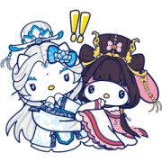 Sanrio Characters × Pili Sticker for LINE & WhatsApp | ZIP: GIF & PNG