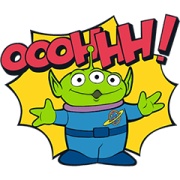 Animated Aliens (Comic Pop) Sticker for LINE & WhatsApp | ZIP: GIF & PNG
