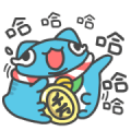 BugCat-Capoo CNY Stickers Sticker for LINE & WhatsApp | ZIP: GIF & PNG