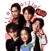 F4 Thailand BOYS OVER FLOWERS Sticker for LINE & WhatsApp | ZIP: GIF & PNG