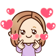 OTONA-GIRL×Sukimani Sticker for LINE & WhatsApp | ZIP: GIF & PNG