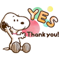 Snoopy’s Quick Reply Stickers