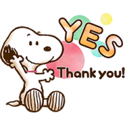 Snoopy's Quick Reply Stickers Sticker for LINE & WhatsApp | ZIP: GIF & PNG