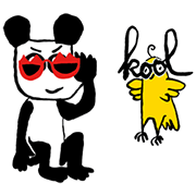 Stick'Hearts by JC de Castelbajac Sticker for LINE & WhatsApp | ZIP: GIF & PNG