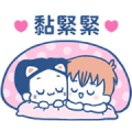 luoluoloveyou feat. autra media Sticker for LINE & WhatsApp | ZIP: GIF & PNG