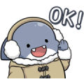 Brand Commerce × Shahimi shark Sticker for LINE & WhatsApp | ZIP: GIF & PNG