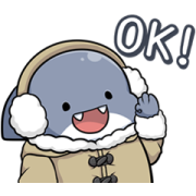 Brand Commerce × Shahimi shark Sticker for LINE & WhatsApp | ZIP: GIF & PNG